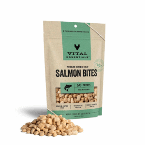 Vital Essentials(R) Freeze-Dried Raw Salmon Bites Dog Treats